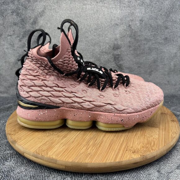 Nike Other - Nike LeBron 15 Shoes Youth Size 7Y Pink Rust Hollywood Basketball 943782-600